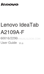 Lenovo IdeaTab A2109A-F User Manual