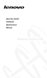 Lenovo IdeaTab A3000 Hardware Maintenance Manual