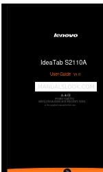 Lenovo IdeaTab S2110A Руководство пользователя