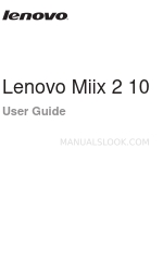 Lenovo Miix 2 10 User Manual