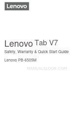 Lenovo PB-6505M Руководство по безопасности, гарантии и быстрому запуску