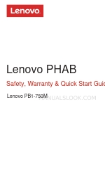 Lenovo PHAB PB1-750M Руководство по безопасности, гарантии и быстрому запуску