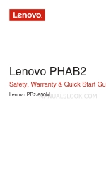 Lenovo PHAB2 Safety, Warranty & Quick Start Manual