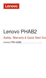 Lenovo PHAB2 Güvenlik, Garanti ve Hızlı Başlangıç Kılavuzu