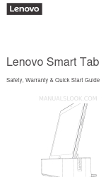 Lenovo Smart Tab M10 Veiligheid, garantie en snelstarthandleiding