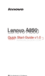 Lenovo TAB A8-50 Quick Start Manual