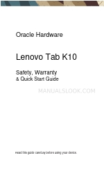 Lenovo Tab K10 Руководство по безопасности, гарантии и быстрому запуску