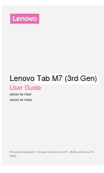 Lenovo Tab M7 Gebruikershandleiding