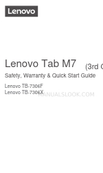 Lenovo Tab M7 Snelstarthandleiding