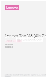 Lenovo Tab M8 Manuale d'uso