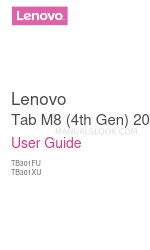 Lenovo Tab M8 4th Gen Podręcznik użytkownika