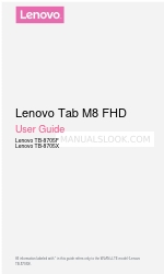 Lenovo Tab M8 FHD Руководство пользователя