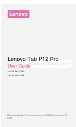 Lenovo Tab P12 Pro Gebruikershandleiding