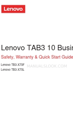 Lenovo TAB13 10 BUSINESS Panduan Memulai Cepat