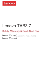 Lenovo TAB3 7 Essential Manuale di sicurezza, garanzia e avvio rapido