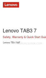 Lenovo TAB3 7 Essential Manuale di sicurezza, garanzia e avvio rapido