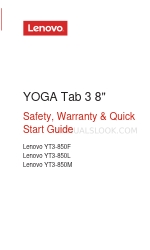 Lenovo YOGA Tab 3 8 안전, 보증 및 빠른 시작 매뉴얼