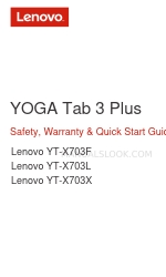 Lenovo YOGA Tab 3 Plus Руководство по безопасности, гарантии и быстрому запуску