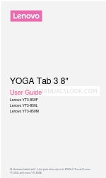 Lenovo YOGA Tab 3 YT3-850M Manual del usuario