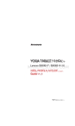 Lenovo YOGA TABLET 10 HD+ Veiligheid, garantie en snelstarthandleiding