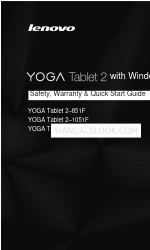 Lenovo YOGA Tablet 2-851F Veiligheid, garantie en snelstarthandleiding