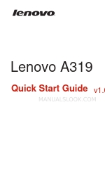 Lenovo A319 Skrócona instrukcja obsługi