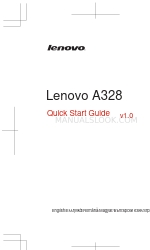 Lenovo A328 Quick Start Manual