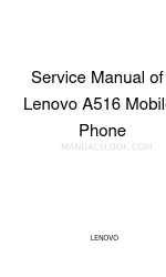 Lenovo A516 Посібник з експлуатації
