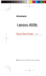Lenovo A536 빠른 시작 매뉴얼