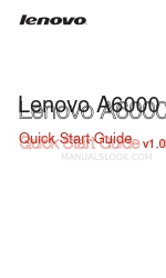 Lenovo A6000 Schnellstart-Handbuch