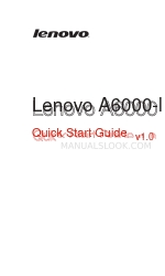 Lenovo A6000-I Schnellstart-Handbuch