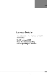 Lenovo A690 Podręcznik użytkownika