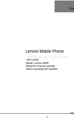 Lenovo A690 Podręcznik użytkownika