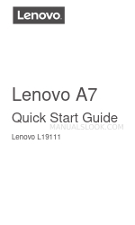 Lenovo A7 L19111 Manuale di avvio rapido