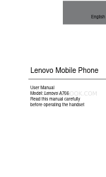 Lenovo A706 Manuale d'uso