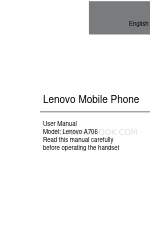 Lenovo A706 Benutzerhandbuch