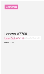 Lenovo A7700 Руководство пользователя