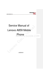 Lenovo A859 Servicehandleiding