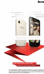 Lenovo IDEAPHONE A800 Специфікація