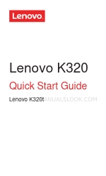 Lenovo K320t 빠른 시작 매뉴얼