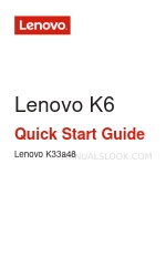 Lenovo K6 빠른 시작 매뉴얼