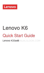 Lenovo K6 빠른 시작 매뉴얼