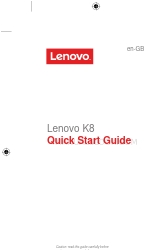 Lenovo K8 빠른 시작 매뉴얼