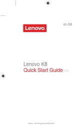 Lenovo K8 빠른 시작 매뉴얼