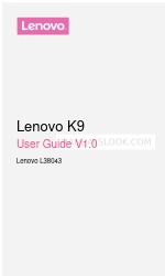 Lenovo K9 Посібник користувача