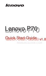 Lenovo P70 Manual de início rápido