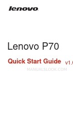 Lenovo P70 Manual de início rápido