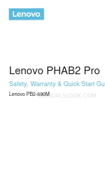 Lenovo PB2-690M Manual de segurança, garantia e início rápido