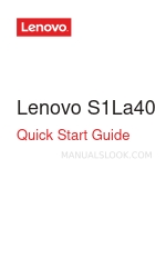 Lenovo S1La40 クイック・スタート・マニュアル
