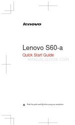 Lenovo S60 クイック・スタート・マニュアル